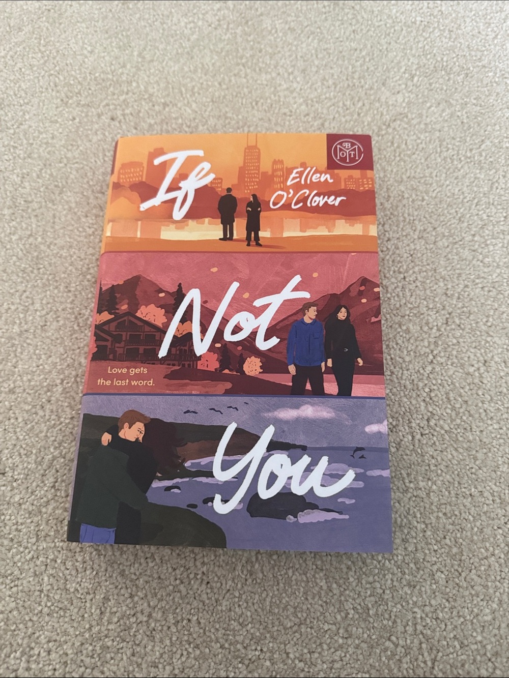 If Not You Cover Art Print - Orange, Pink & Purple